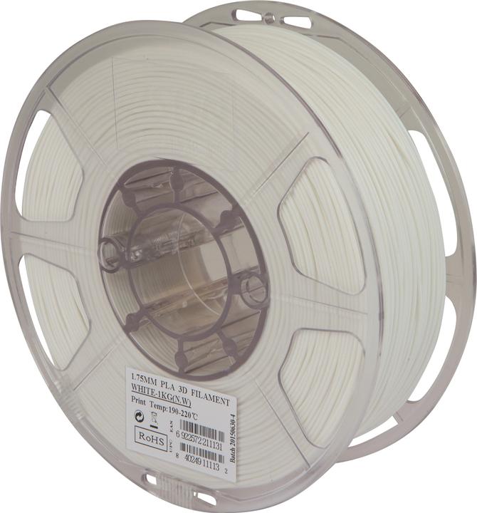 Actual product image eSUN PLA+ Filament 1.75mm White 1Kg (PLA+, 1.75 mm, 1000 g, White)