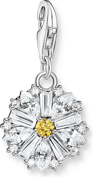 Immagine prodotto Thomas Sabo Charm-Anhänger Blume Lovely Daisy mit Steinen Silber (Argento 925)