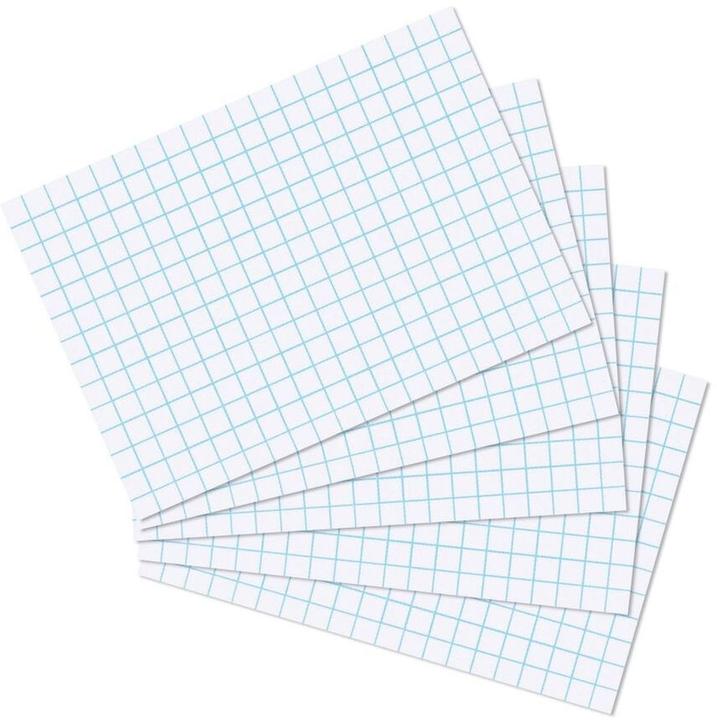 Herlitz Index cards (A5, 170 g/m², 100 x)