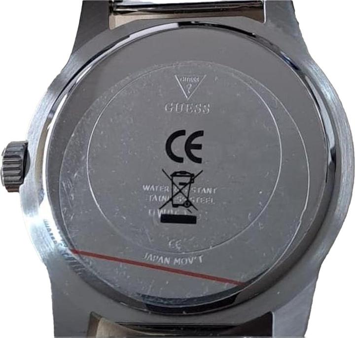 Immagine prodotto Guess P SLV CS W/ P GLD TOP PART / SUN WHT DAY/DATE DL / P SLV & GLD BRCT Orologio da polso (36 mm)