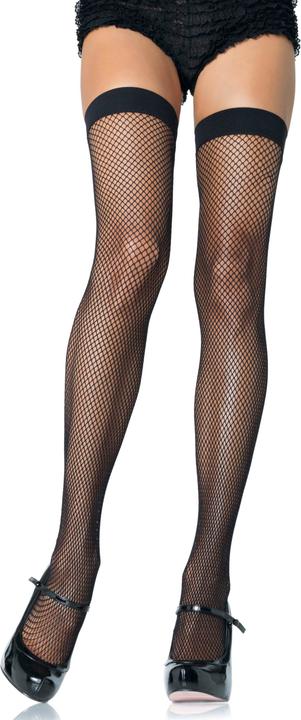 Leg Avenue Nylon Fishnet Thigh Highs (One Size)