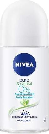 Produktbild NIVEA Pure & Natural (Roll-on, 50 ml)