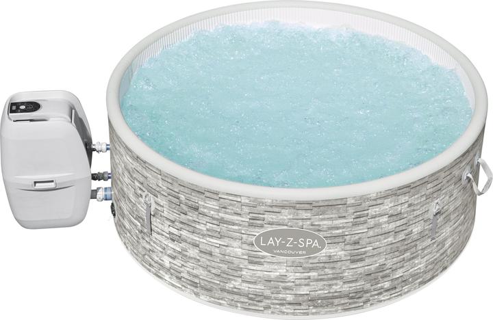 Produktbild Bestway Aufblasbarer Whirlpool LAY-Z-SPA Vancouver AirJet Plus mit Multifunktionspumpe, 140 Luft (5 Pers.)