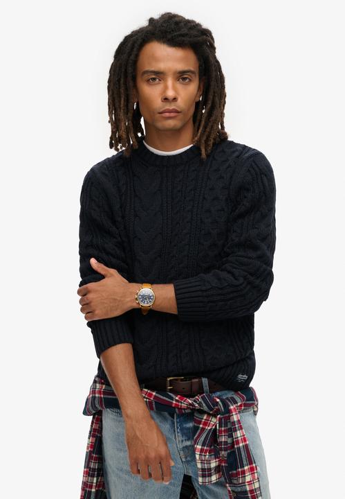 Immagine prodotto Superdry Jacob Pullover mit Zopfmuster (XL)