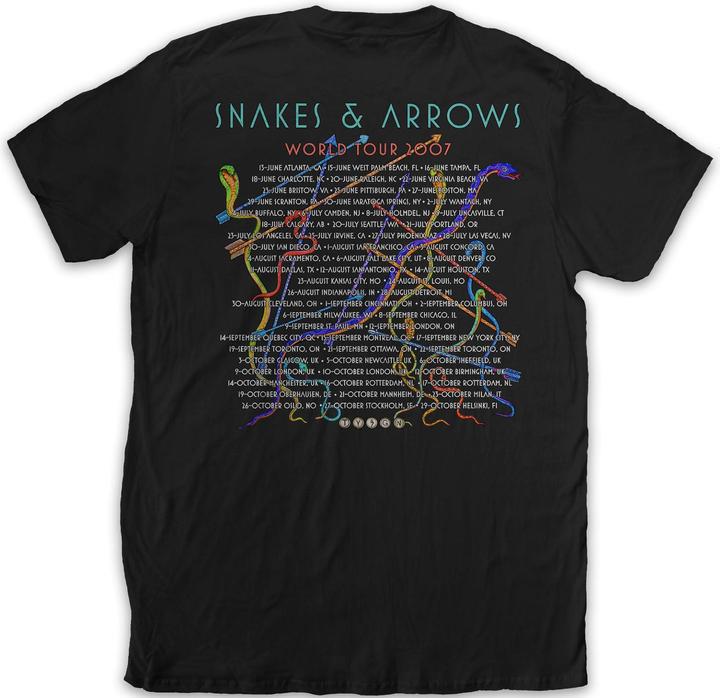 Produktbild Rush Snakes & Arrows Tour 2007 TShirt (XL)