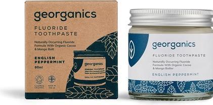 Georganics Fluoride English Peppermint Toothpaste 60ml (60 ml)