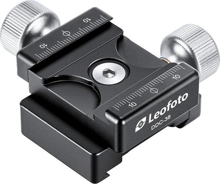 Actual product image Leofoto FDM-02 Dual mount for spotting scope and rangefinder