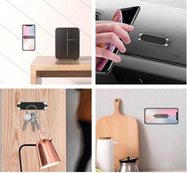 Actual product image Wozinsky Magnetic Dashboard Mount Adhesive Black (WMH-01)