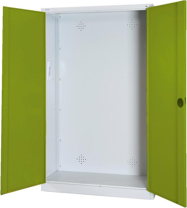 Actual product image C+P Modular sports equipment cabinet (HxWxD: 195x120x50 cm, with solid sheet metal hinged doors).