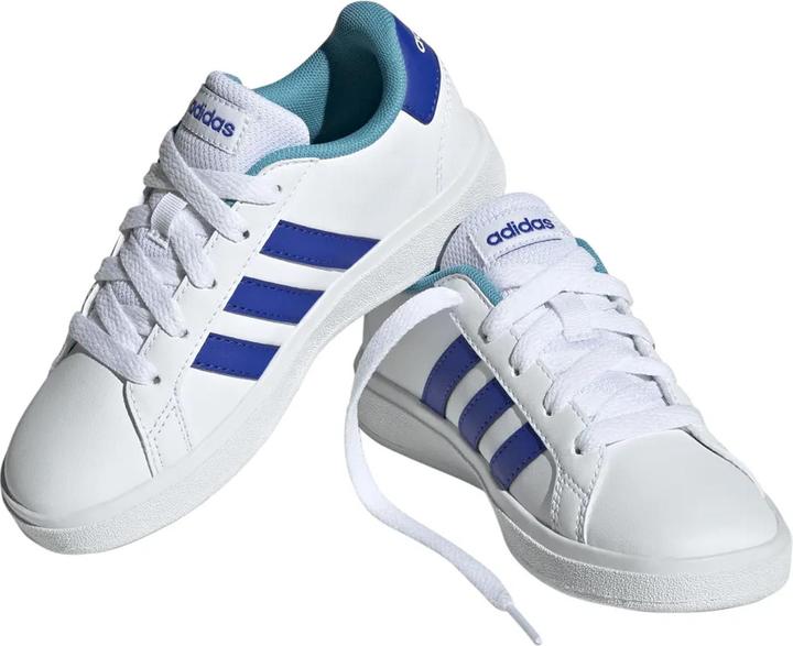 Actual product image adidas Childrens/Kids Grand Court 2.0 Synthetic Leather Trainers (31.5)