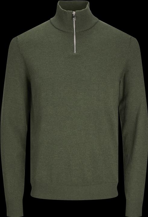 Actual product image Jack & Jones Plain knitted jumper with half zip Knitted jumper with half zip (M)