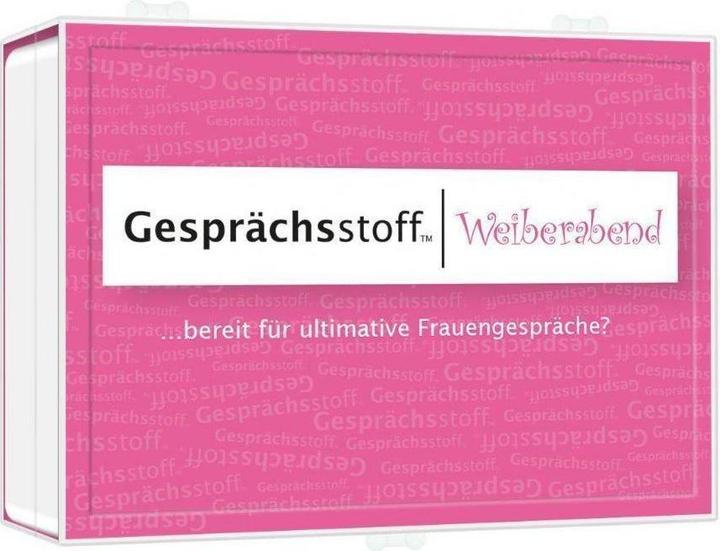 Produktbild Gesprächsstoff: Weiberabend (Deutsch)