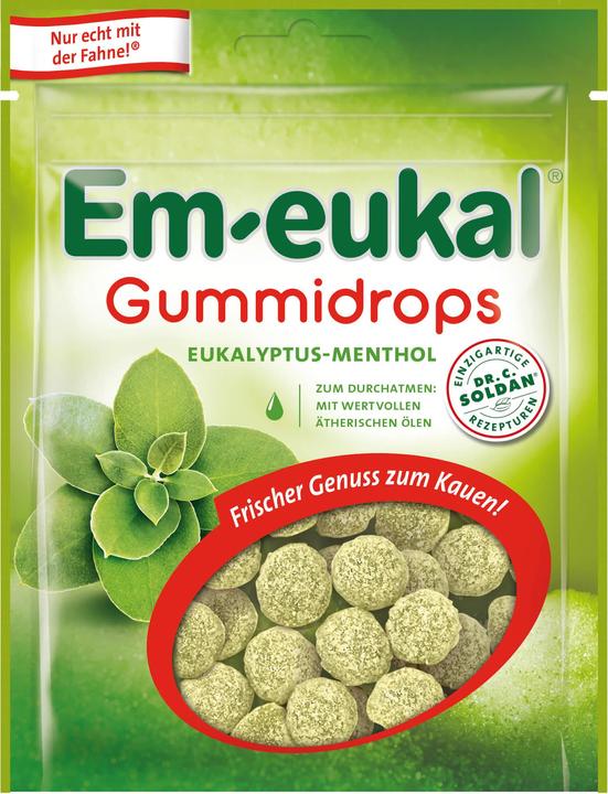 Image du produit Em-eukal Gummidrops Eukalytus-Menthol zuckerhaltig (1 pcs, 90 g)