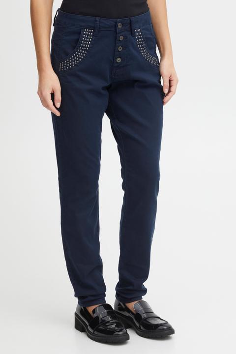 Actual product image Pulz Jeans PZMELINA Loose Pants - 50207252 (40)