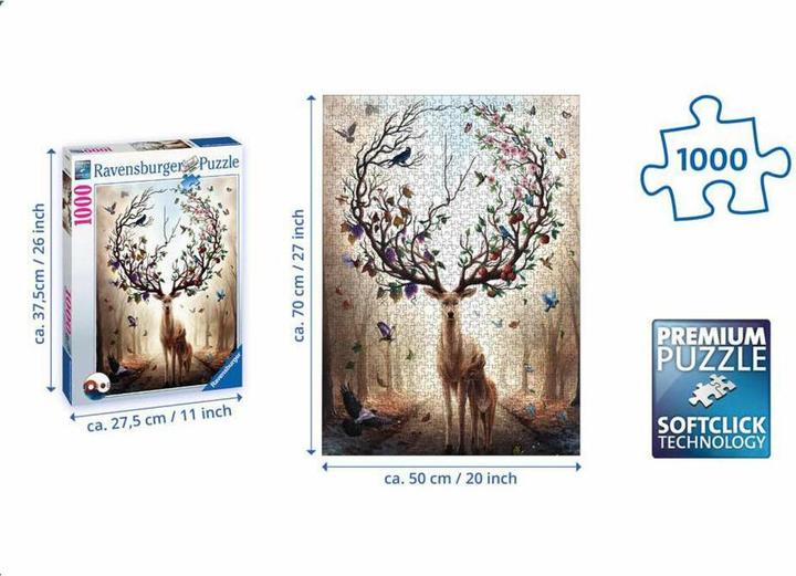 Image du produit Ravensburger Cerf magique (1000 pièces)