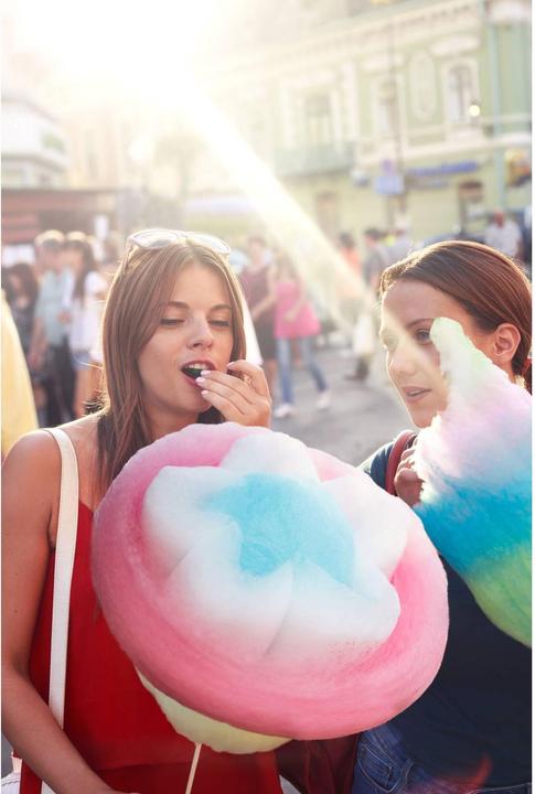 Actual product image Royal Catering RCZK-1030-W Cotton Candy Machine