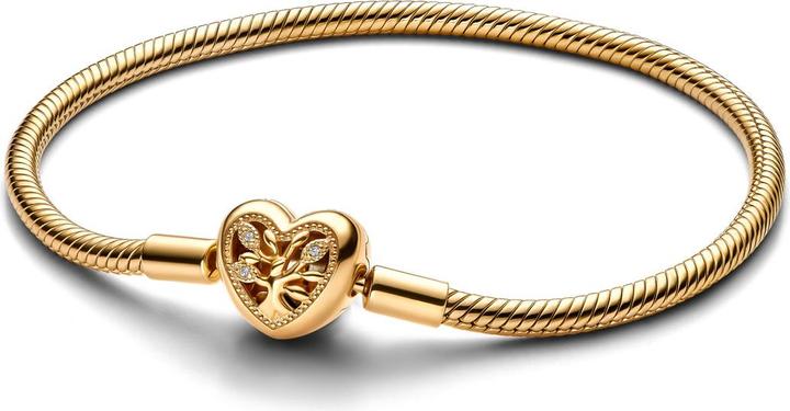 Pandora Pandora-Armband (18 cm, Metall, Emaille, Vergoldet)