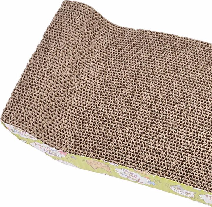 Natura Punto Katzenkratz-Brücke aus geschichtetem Karton, 43 x 22 x 8,8 cm (8.80 cm, Braun, Bunt an der Vorderseite)