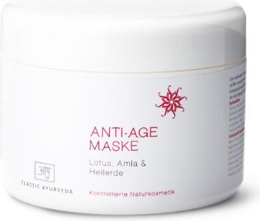 Classic Ayurveda Anti-Age Maske Lotus, Amla & Heilerde, BDIH (50 ml)