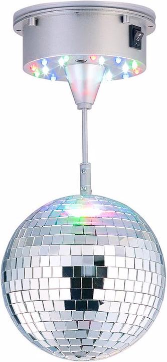 Image du produit Lunartec Boule disco auto-rotative 2 fois avec base