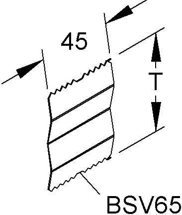Productafbeelding Kleinhuis BSV65 stootvoegverbinding (6.60 cm)