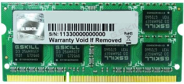 Image du produit G.Skill DDR3 for Mac (1 x 8GB, 1600 MHz, RAM DDR3, SO-DIMM)