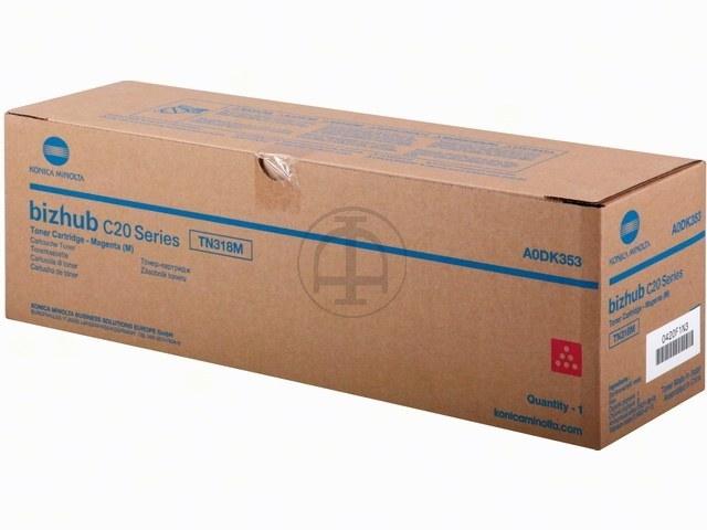 Produktbild Konica Minolta A0DK353TN-318 M Toner magenta 8.000 Seiten Magenta Bizhub C 20 20 P PX X (M)