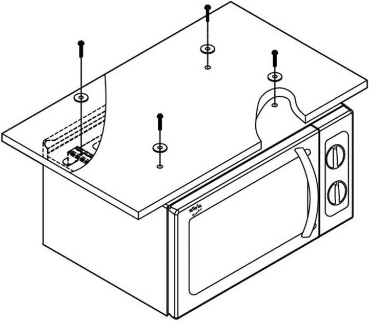 Produktbild Silva Mikrowelle MWU 20.4 Unterbaumikrowelle (17 l)
