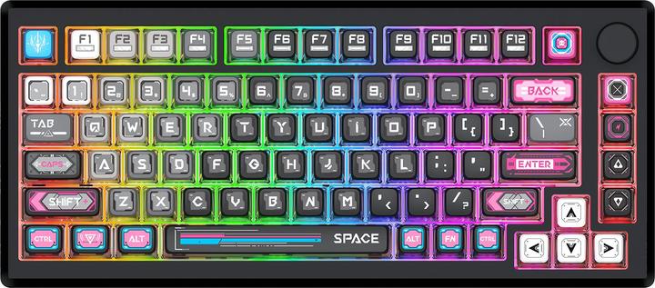 Actual product image Redragon K732MC-RGB-PRO Uranus Pro 82 (Eng. Int., Wireless)