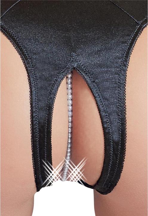 Actual product image Cottelli Collection String ouvert mit Perlen (M)