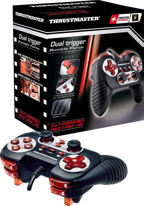 Produktbild Thrustmaster Dual Trigger Gamepad für PS2 / PC (PS2, PS3)
