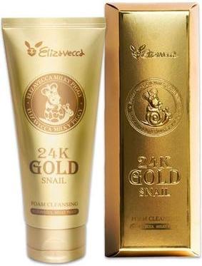 Actual product image Elizavecca Milky Piggy Gold Snail Foam Cleansing 6 Ounce (Foam, 180 ml)