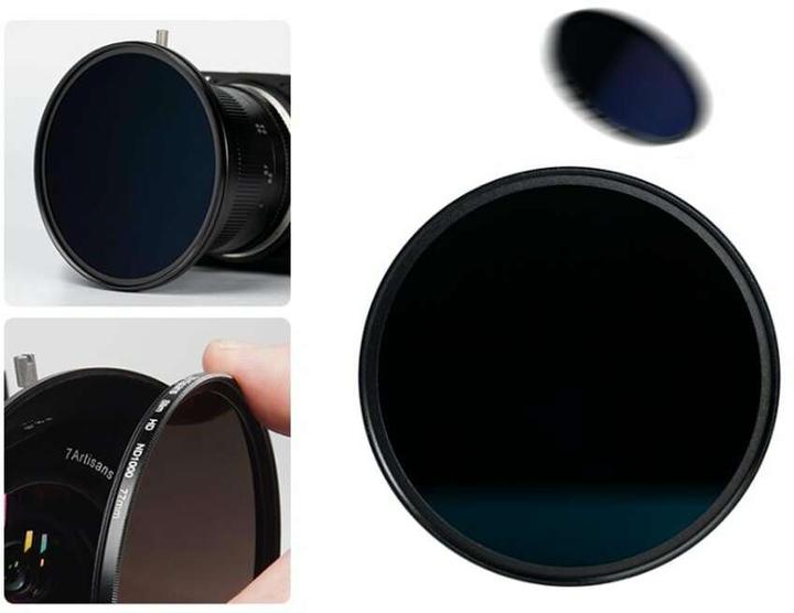 Actual product image 7artisans Gray filter ND1000 - 67 mm (67 mm, Neutral density filter, 67 mm)