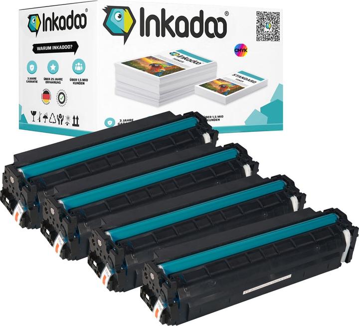 Produktbild Inkadoo Kompatibel Toner für HP Color LaserJet Pro MFP M 277 n (M, Y, BK, C)