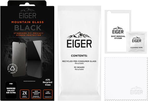 Produktbild Eiger Mountain Glass Black (1 Stück, Samsung Galaxy S25 Ultra)