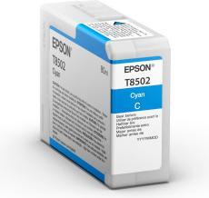 Produktbild Epson Tintenpatrone cyan T850200 SureColor SC-P800 80ml