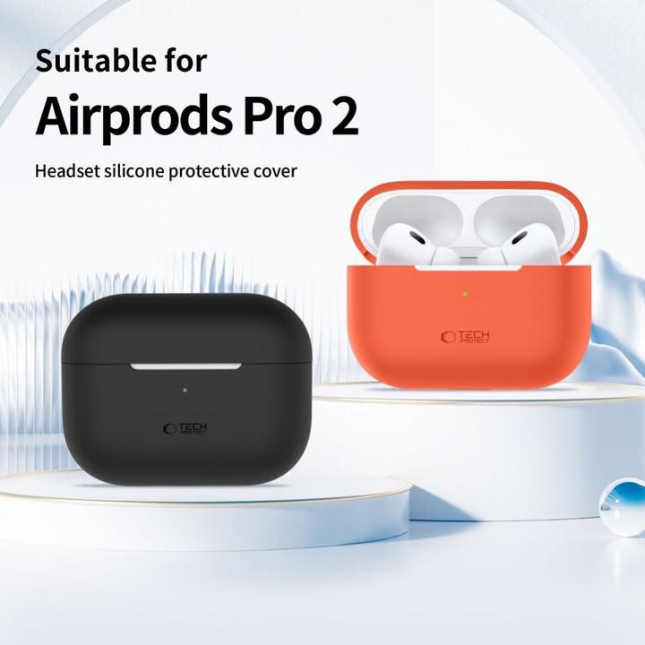 Produktbild Tech-Protect Silicone Case for Apple AirPods Pro 1 / 2 - Purple (Kopfhörer Tasche)
