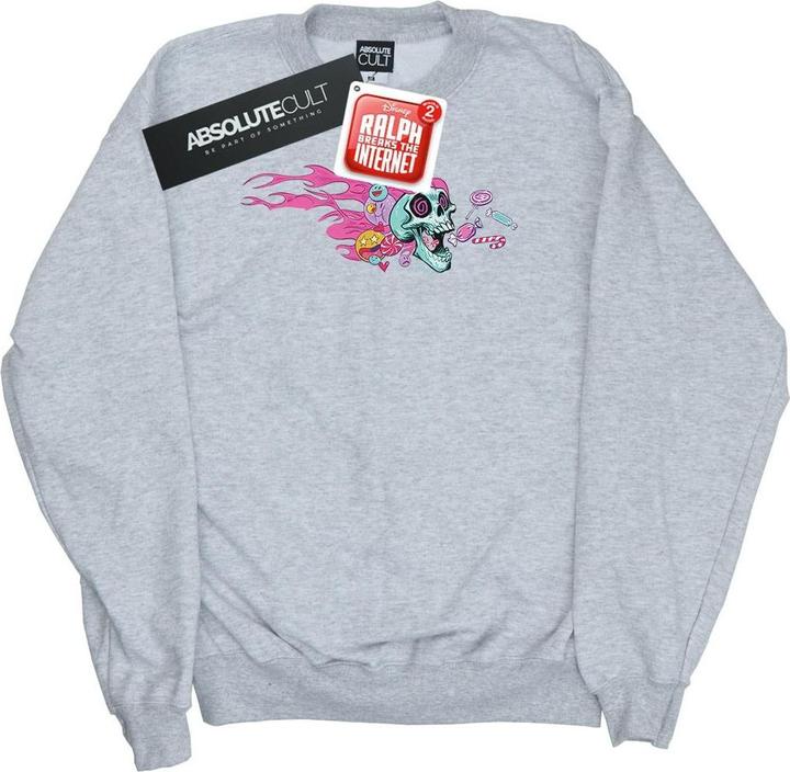 Disney Wreck It Ralph Candy Skull Sweatshirt (L)