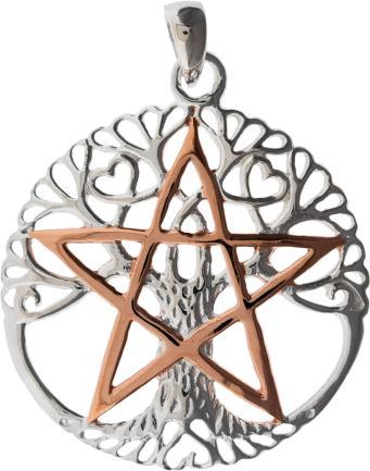 Berk Anhänger „Lebensbaum mit Pentagramm“