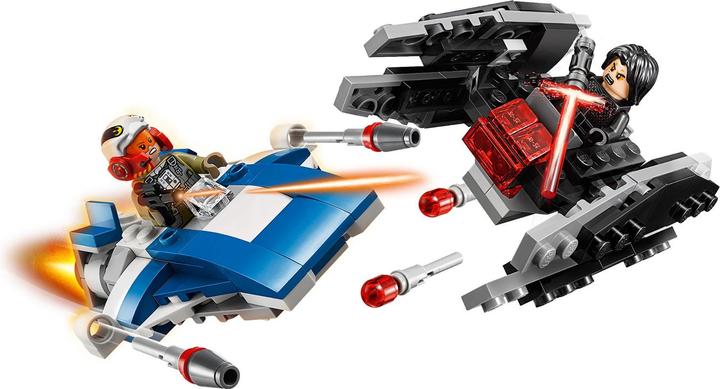 Actual product image LEGO A-Wing vs. Tie Silencer Microfighters (75196, LEGO Star Wars)
