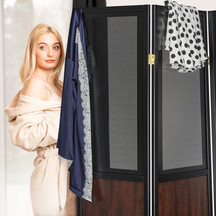 Actual product image Relaxdays Folding screen