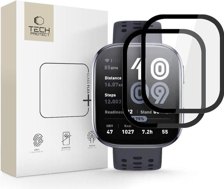 Hofi Glass Flex+ Hybrid Glass 2-pack for Amazfit Bip 6 - Black