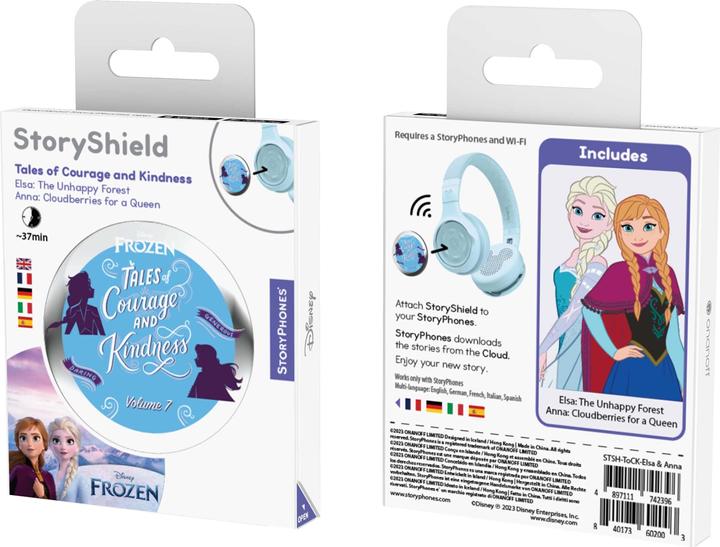 Actual product image Onanoff StoryShield Disney Elsa & Anna (Italian, Spanish, English, French, German)