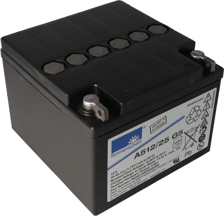 Tadiran Sonnenschein Dryfit A512/25 G5, alternativ für A212/24 G (12 V, 25 Ah)