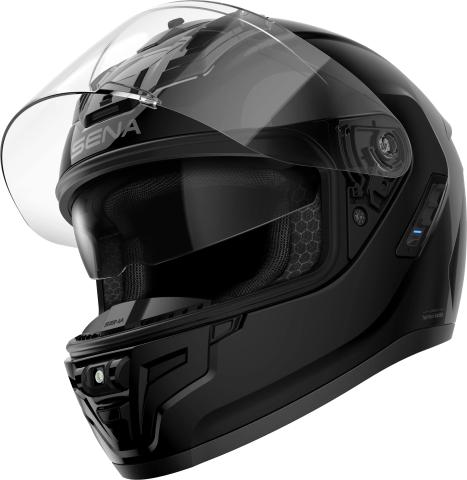 Sena PHANTOM - Smart Motorrad-Integralhelm (ECE22.06) - schwarz glanz (XXL) (XXL)