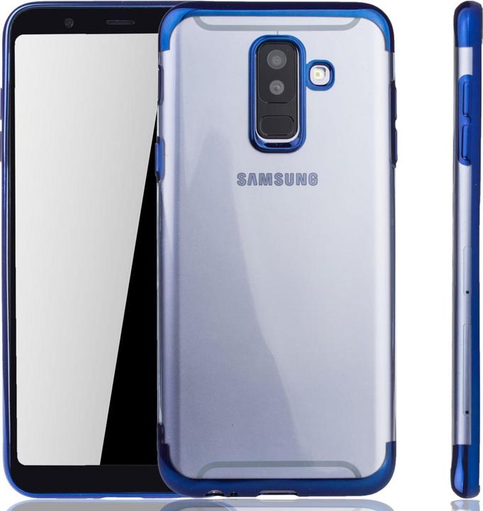 Actual product image König Design Mobile Phone Cover for Samsung Galaxy A6 Plus (2018) Protective Case Backcover Bumper Blue (Nokia X6 2018)