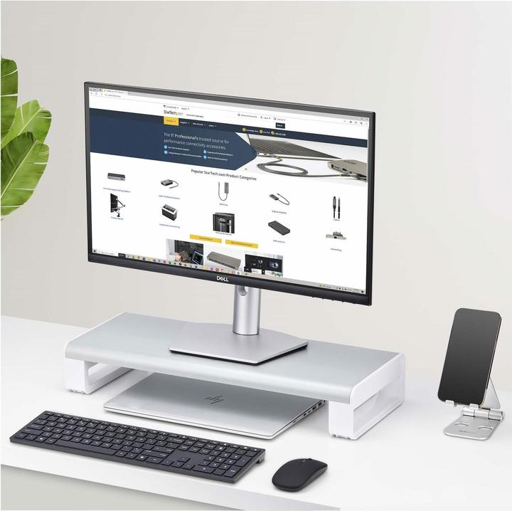 Image du produit StarTech com Support pour Moniteur Ergonomique, Jusqu'à 15kg, Hauteur Fixe de 9cm, Support pour Ordi