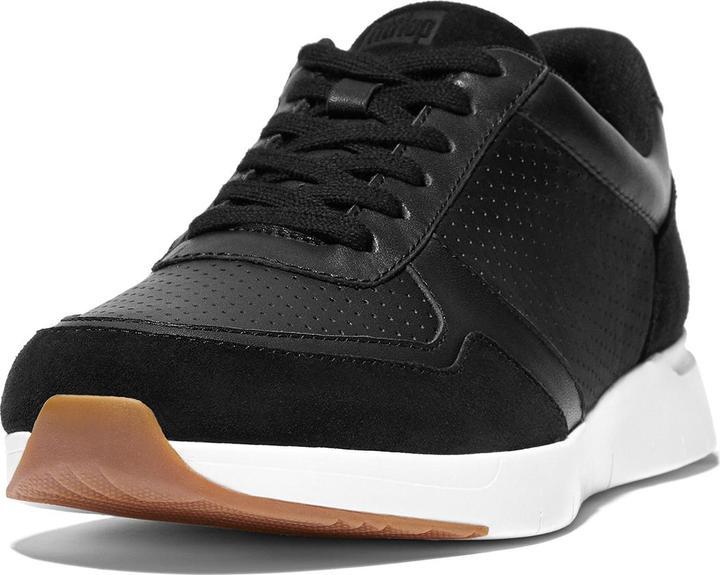 Immagine prodotto Fitflop Scarpe da ginnastica F-Mode in pelle scamosciata/Leren ZWART - Maat 39 (39)