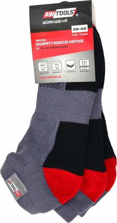 Awtools SKARPETY KRÓTKIE ROZ.39-42 / 3SZT.