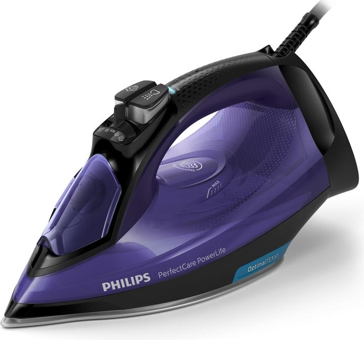 Immagine prodotto Philips PerfectCare GC3925/30 Ferro da stiro a vapore SteamGlide Plus Sole, viola (2500 W, 180 g/min)